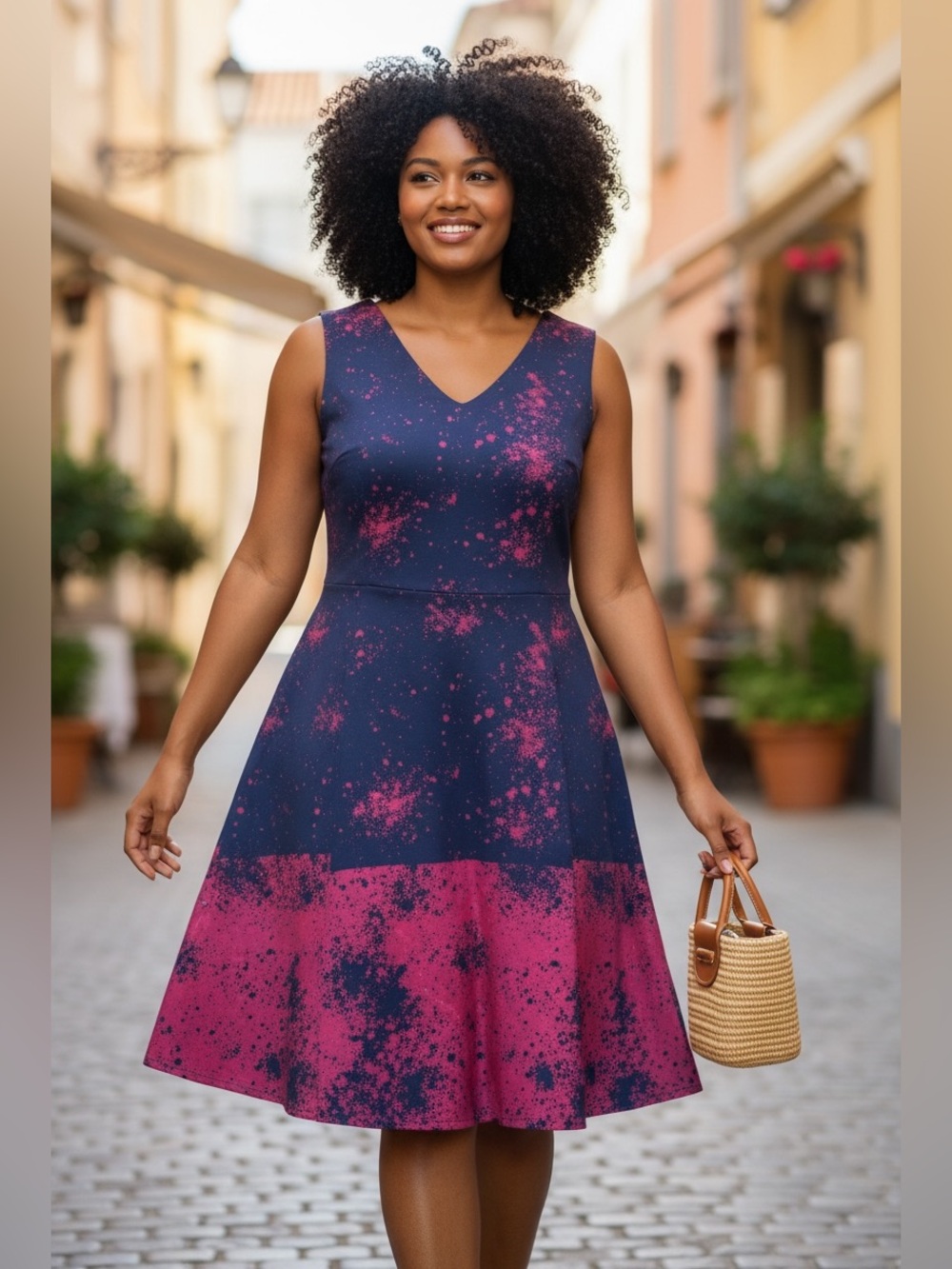 Maia V-Neck Dress